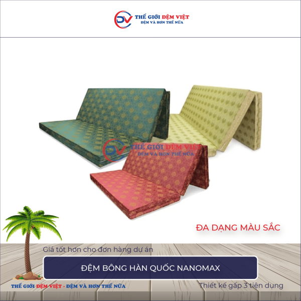 Đệm bông ép Nanomax 2